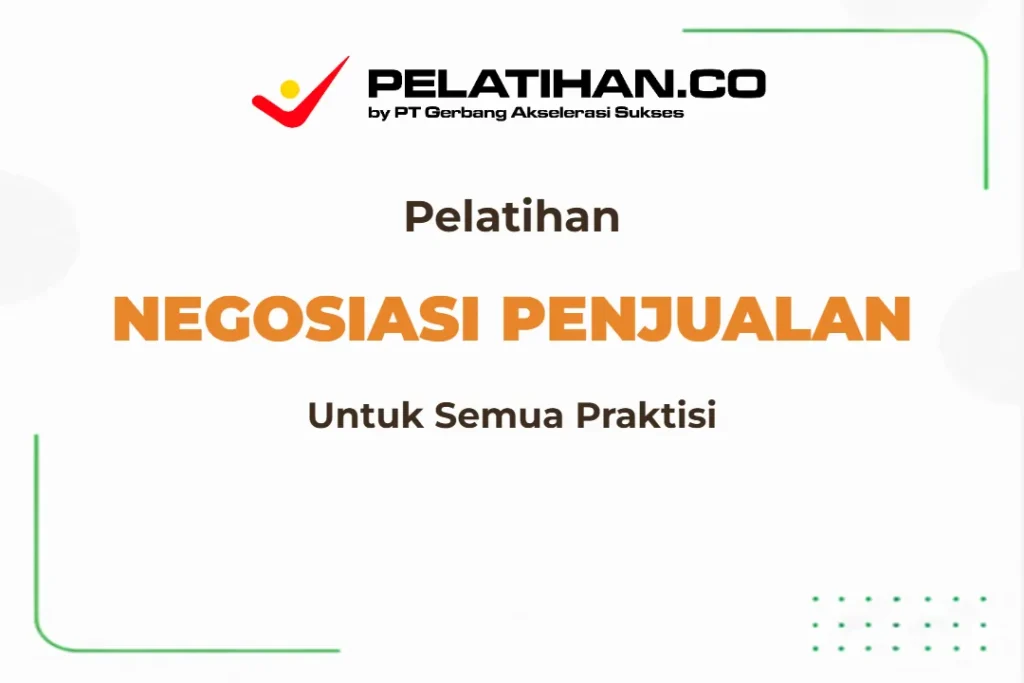 Negosiasi untuk Sales Manager