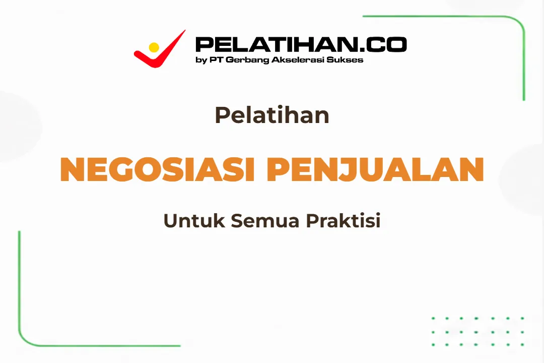 Negosiasi untuk Sales Manager