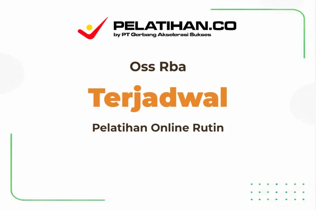 Pelatihan Oss Rba Terjadwal