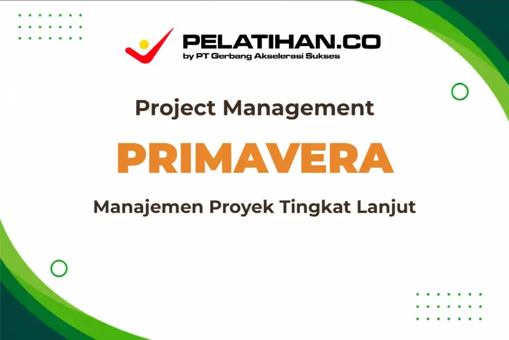 Pelatihan Project Management Primavera