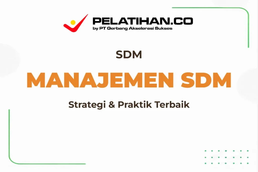 Training Manajemen Sumber Daya Manusia